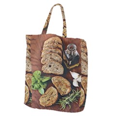 Oil, Basil, Garlic, Bread And Rosemary - Italian Food Giant Grocery Tote by ConteMonfrey