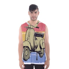 I`m Waiting On My Vespa Men s Basketball Tank Top by ConteMonfrey