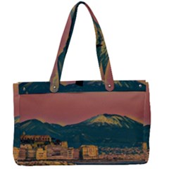 Red Summer Napoli - Vesuvio Canvas Work Bag by ConteMonfrey
