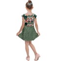 tropical polka plants 2 Kids  Cap Sleeve Dress View2