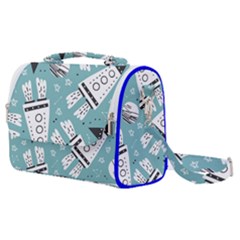 Cute Seamless Pattern With Rocket Planets-stars Satchel Shoulder Bag