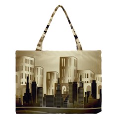 Architecture City House Medium Tote Bag by Jancukart