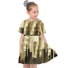 Architecture City House Kids  Sailor Dress