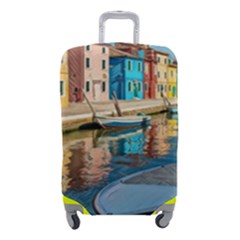 Boats In Venice - Colorful Italy Luggage Cover (small) by ConteMonfrey