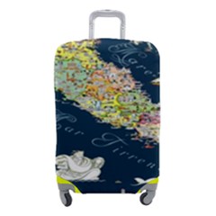 Map Italy Blue Luggage Cover (small) by ConteMonfrey