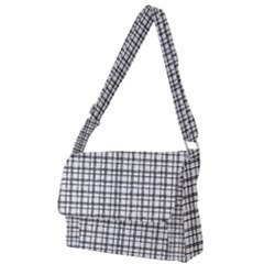 Small White Lines - Plaids Full Print Messenger Bag (s) by ConteMonfrey