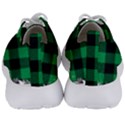 Black and Green modern plaids Men s Lightweight Sports Shoes View4