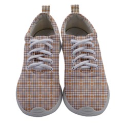 Portuguese Vibes - Brown and white geometric plaids Athletic Shoes