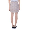 Portuguese Vibes - Brown and white geometric plaids Tennis Skirt View2