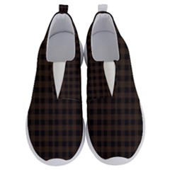Brown And Black Small Plaids No Lace Lightweight Shoes by ConteMonfrey