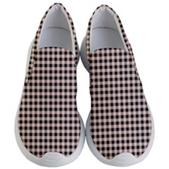 Purple Black Small Plaids Women s Lightweight Slip Ons by ConteMonfrey