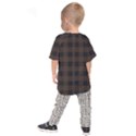 Brown and black plaids Kids  Raglan Tee View2