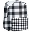 Black White Plaids  Giant Full Print Backpack View3