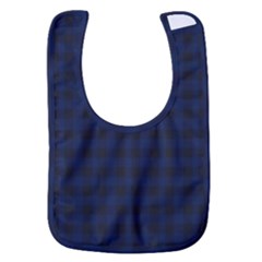 Black And Blue Classic Small Plaids Baby Bib by ConteMonfrey