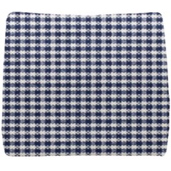 Small Blue And White Plaids Seat Cushion