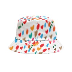 Hearts Heart Love Background Pattern Wallpaper Bucket Hat by Wegoenart