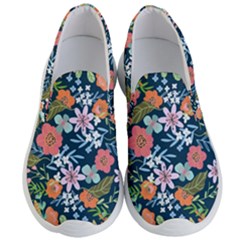 Flowers Flower Flora Nature Floral Background Painting Men s Lightweight Slip Ons by Wegoenart