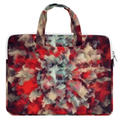 Mirror Fractal Macbook Pro 16  Double Pocket Laptop Bag  by Sparkle