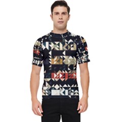 Art-design-color-banner-wallpaper Men s Short Sleeve Rash Guard