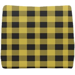 Black And Yellow Small Plaids Seat Cushion by ConteMonfrey