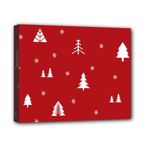 Abstract-cute-christmas Seamless Canvas 10  X 8  (stretched) by nateshop