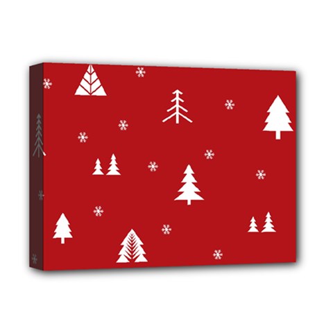 Abstract-cute-christmas Seamless Deluxe Canvas 16  X 12  (stretched)  by nateshop