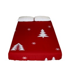 Abstract-cute-christmas Seamless Fitted Sheet (full/ Double Size) by nateshop