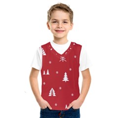 Abstract-cute-christmas Seamless Kids  Basketball Tank Top by nateshop