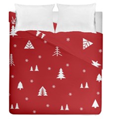 Abstract-cute-christmas Seamless Duvet Cover Double Side (queen Size) by nateshop