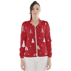 Abstract-cute-christmas Seamless Women s Windbreaker by nateshop