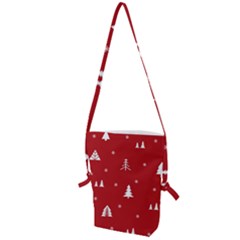 Abstract-cute-christmas Seamless Folding Shoulder Bag