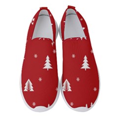 Abstract-cute-christmas Seamless Women s Slip On Sneakers by nateshop