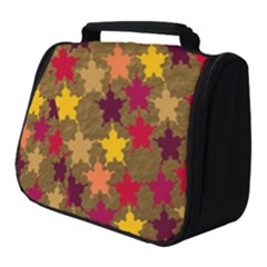 Abstract-flower Gold Full Print Travel Pouch (small)