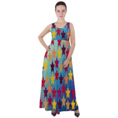 Abstract-flower,bacground Empire Waist Velour Maxi Dress by nateshop