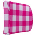 Pink and white plaids Back Support Cushion View2