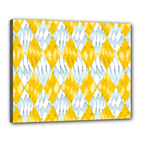 Background-box Yellow Canvas 20  X 16  (stretched) by nateshop