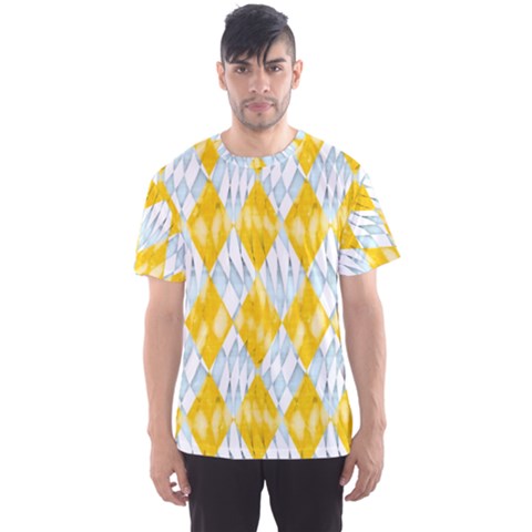 Background-box Yellow Men s Sport Mesh Tee by nateshop