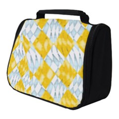 Background-box Yellow Full Print Travel Pouch (small)