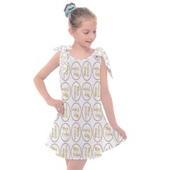 Background-cute-christmas Gold Kids  Tie Up Tunic Dress by nateshop