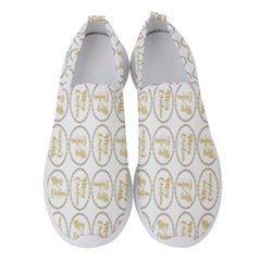 Background-cute-christmas Gold Women s Slip On Sneakers by nateshop