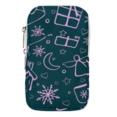Background-cute Christmas Waist Pouch (large) by nateshop