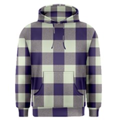 Blue Purple And White Plaids Men s Core Hoodie by ConteMonfrey