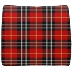 Black, White And Red Classic Plaids Seat Cushion by ConteMonfrey