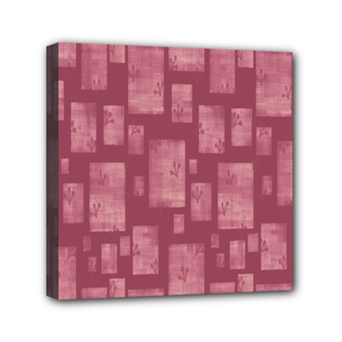 Background-pattern Flower Mini Canvas 6  X 6  (stretched) by nateshop