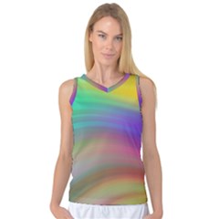 Background-rainbow Women s Basketball Tank Top by nateshop