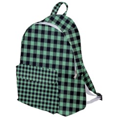 Straight Green Black Small Plaids   The Plain Backpack by ConteMonfrey