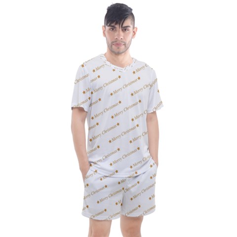 Cute Christmas Men s Mesh Tee And Shorts Set by nateshop