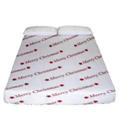 Christmas Cute Fitted Sheet (california King Size) by nateshop