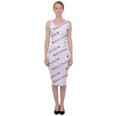 Christmas Cute Sleeveless Pencil Dress by nateshop