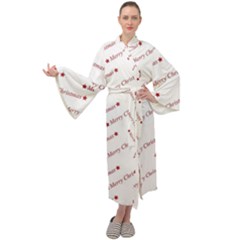 Christmas Cute Maxi Velour Kimono by nateshop